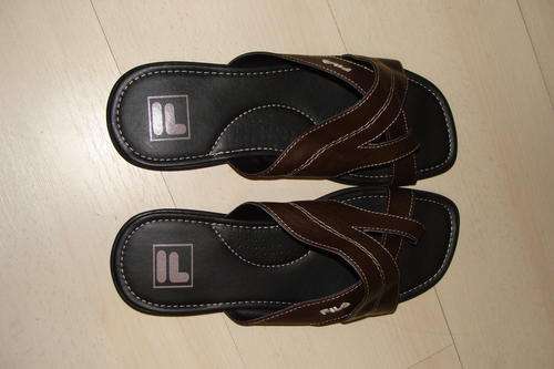 Fila Vito Thong Sandals Chocolate UK 10
